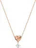 ets SWAROVSKI Lifetime Heart Necklace Earrings and Bracelet Crystal Jewelry Collection Rose Gold and Rhodium Polished