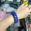Natural Lapis Lazuli Stone Charme Energy Armband Natural Edelsteinschmuck für Mann für Mann Großhandel 240514