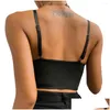 BHS-Sets sexy Mesh Kleid Stahl Ring Spitzenausschnitt Cross Slips Kostüm Brust Anti-Sagging Unterwäsche weibliche Dessous Streetstyle Dro Dhand