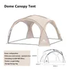 Tendas e abrigos Novo cúpula grande acampamento de luxo ao ar livre 5-8 pessoas redondos de viagens em família Picnic Park Sunset TentQ240511