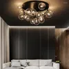 Luci del soffitto Creative Octopus Lampus Glass Bubble Light Light El Aisle Mall Living Dining Camera camera da letto a 16 teste G9 illuminazione minimalista