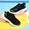 Casual Shoes Thick Sole Heeled Womans 46 Size Sneakers Vulcanize Genuine Basket Ball Sports Classic Collection