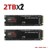 Cartes mémoire Boîtes de pilotes durs 1/2/3 / 4pcs 4tb 980 Pro SSD NVME M.2 2280 PCLE4.0x 2TB Disque de disque du disque dur à l'état solide PS5 Otshb PS5