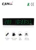 Ganxin1 Zoll 9 Ziffern LED -Wanduhr Grüne Farben LED TAGE Stunden und Sekunden LED -Countdown -Uhr Timer mit Remote kontro3326166