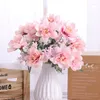 Decorative Flowers Artificial 30cm High Quality Silk Orchids Home Living Room Vase Decor Fake Wedding Bridal Party Decoration Accessories