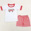 Vêtements Fashion Baby Boys Clothes 4 juillet Flags à manches courtes Shorts supérieurs d'été Enfants enfants Boutique tenues