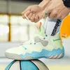 Yeni Harden 6. Nesil Basketbol Ayakkabıları Öğrenci Savaş Ayakkabıları Erkek Tasarımcı Açık Yeşil Kiraz Blossom Hafif Spor Ayakkabı Açık Hava Spor Eğitim Ayakkabıları 39-44