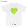 Commes des Garcon T Shirt Mass Mens Play Tshirt Designer Red Heart Shirt Commes Casual Women koszule des odznaki Garcons High Quanlity Tshirts Botton Haft 9bfa