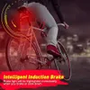 Alarmsystemen elecpow fiets inbreker alarmlicht IP65 waterdichte USB -oplaad scooter fiets staartlicht draai signaal waarschuwing automatisch remlicht wx