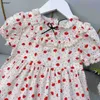 Top pour bébé Robe Broidered Lace Collar Girl Jupe Taille 100-160 MOSHAMME MODE DES ENFANTS CHANGE