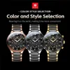 Wristwatches OLEVS Top Brand Trend Quartz Wrist Men Fashion Ceramic Casual Mens es Original Moon Phase Business es for Men Y240510