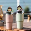 Other Home Decor Character St Er For Cups Sts Suitable Traveling Picnicking Protector Sile Ers Cap Dust-Proof Drinking Reusable Tips L Ot9Pp