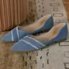 Casual Shoes Microfiber Flats Point Toe Concise 2024 Högkvalitativa damer Spring Slip-On Vuxen Sapatos Rasos