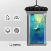 Floating Airbag Waterproof Swim Bag Phone Case för iPhone 11 12 13 14 Pro Max Samsung S23 S22 Xiaomi 13 Huawei P30 20 Lite Cover