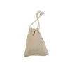 Gift Wrap 50pcs Small Linen Pouch Natural Cotton Burlap Jute Canvas Gifts Bag Wedding Party Favours Sack Art Decor