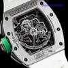 Lastest RM Wrist Watch RM11-01 Automatisk mekanisk klocka timing 30x38mm grå platta RM1101
