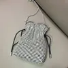 럭셔리 디자인 라인 스톤 이브닝 가방 수제 다이아몬드 반짝이는 핸드백 어깨 크로스 바디 백을위한 파티 웨딩 클럽 가방