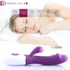 Silicone lesbienne Batterie poussant Telescopic Sucking Rotation Dildo Sex Toy Clitoris G Spot Rabbit Vibrator pour les femmes