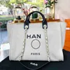 Designer Large Deauville Tote Beach Sacs Luxury Hands Mandbag Purse Shop Travel Bager CC Bag