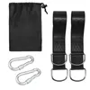 Kampmeubilair een paar boom swing hangende kit hangmat riemen touw carabiner 350 kg laadcapaciteit buiten camping wandelriem