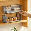 Storage Boxes High Quality Cosmetic Rack Stackable Desktop Box Convenient Functional Mirror Cabinet Trend