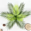 Fiori decorativi verdi piante di plastica di foglie di palma artificiale ramo di albero tropicale finta giungla decorazione del giardino decorazione per matrimoni accessori