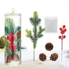 Flores decorativas Pine Cone Vase Filler Party Holiday Decorações para mesa de jantar Centerpieces