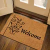 Carpets Silk Ring Carpet Floor Mat Coconut Palms Cutable Household Entrance PVC 40x60cm Real Quick-Drying Bathroom Blanket