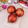 Decorative Figurines 12 Pcs 6cm Holiday Party Sports Fans Enthusiasts Christmas Ball Decoration Pendant Basketball Balls Xmas Hanging