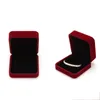 Jewelry Pouches Simple Fresh Small Storage Box Necklace Solid Color Display Packing Bracelet Holder Case Gift Velvet