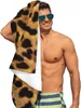 Towel Leopard Print Beach Wild Animal Skin Brown Cheetah Bath Pool Sand Proof Absorbent Quick Dry Blanket