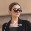 Kingseven spolaryzowane damskie okulary przeciwsłoneczne gradientowe soczewki luksusowe okulary słoneczne marka Lentes de sol Mujer 240429