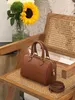 Ny läsväska online kändis läder boston kudde påse axel retro handväska
