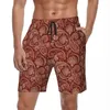 Shorts masculins Blanc Paisley Board Summer Bleu à Green Running Surf Beach Male Séchage rapide Y2K Plus taille de natation Trunks