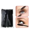 Remplable 50 PCS / Pack Crystal Rod Eyelash Makeup Brush Brush Good Quality Mascara Wands Eye Lashes Extension Tool