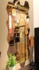 12шт 3D зеркальные наклейки на стены шестиугольника Акрил твердый DIY Self -Hearysive обои Съемные наклейка DIY Art Wall Decor Home Sticker9140506