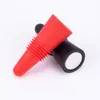 Wine Stoppers Silicone réutilisable Sparkling Beverage Bottle Sceller Silicone Wine Bottle Stopper Couches avec poignée pour garder le vin champagne frais 8 couleurs