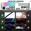 Decorative Lights 22 In 1 Interior Ambient Lights LED Car Fiber Optic Atmosphere Neon Lighting APP Remote Control Auto Decorative Strip Lamp T240509