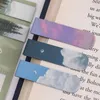 Serie de nubes marcador de marcadores de dos lados de dos lados Romantic Sky Landscape Magnetic Marcones para amantes de los libros Lectura