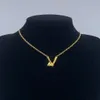 Fashion Designer Key Lock Lettera Pendenti Pendants Collane e Box for Women Men Simple Aragia Filla Clavicle Chain Coppia Gioielli