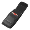 Business Vertical Nylon Belt Clip Holster Pouch Buckle Case Cover för 4.0inch-6.7inch Telefon iPhone Samsung Wallet Card Holder