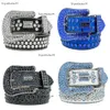 Hommes femmes BB Simon Designer Belt rétro aiguille boucle ceintures diamant édition originale