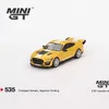Diecast Model Cars Minigt 1 64 Shelby GT500 Dragon Snake Concept Yellow Alloy Car Model Mgt535 T240513