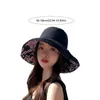 Шляпа шляпы с широкими краями летние женские солнце против UV обратимы