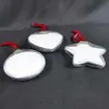 Вставьте пластиковые сублимации MDF. Плоские пробелы для индивидуальной печати рождественской украшения дерева по океану