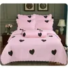 Sängkläder sätter bomulls lapptäcke quilt set 6 st/set maskin tvättbar hög säkerhetskudde fall hem textil