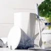 Kubki nordycki ceramiczny kubek z pokrywką i łyżką porcelanową gospodarstwo domowe proste para mleka kreatywne biuro herbaty prezent na oprogramowanie do napoju