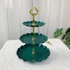 Plates 3 Layer Cake Stand Dishes Cupcake Plastic Candy Living Room Home Fruit Plate Creative Modern Basket