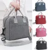 Portable Lunch Bag Cooler Tote Hangbag Picnic Insulated Box Canvas Thermal Food Container Men Women Kids Travel Lunchbox 240511