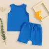 Vêtements Ensemble unisexe Petit enfants Boy Girl Summer Vêtements Sans manches Sans débardeur